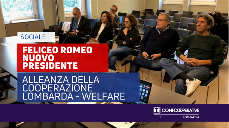 Felice Romeo nuovo presidente di Alleanza della Cooperazione Lombarda - Welfare
