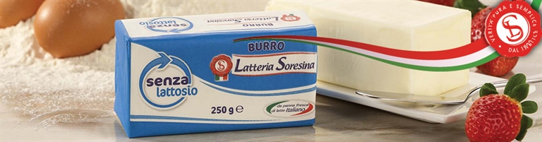 LATTERIA SORESINA, IL BURRO SENZA LATTOSIO VOLA NEGLI USA