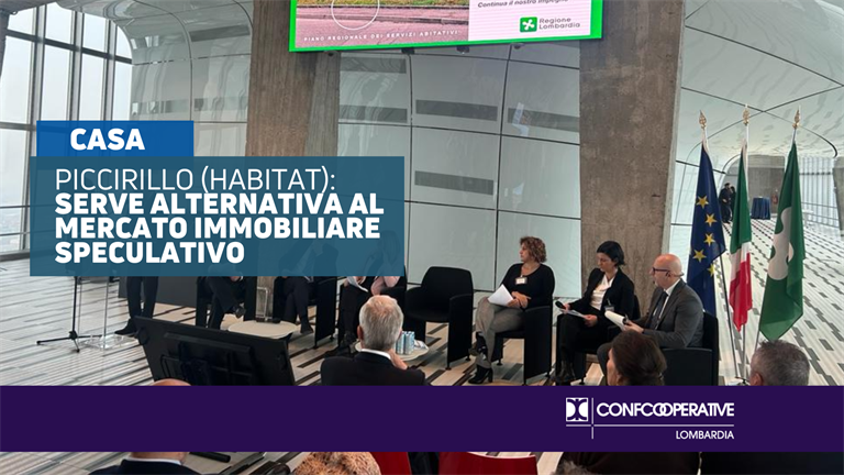 Casa, Piccirillo (Habitat): serve alternativa al mercato immobiliare speculativo