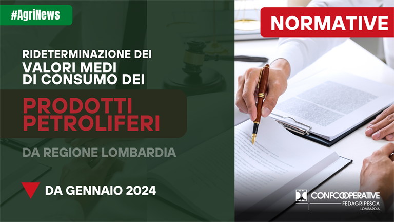 Rideterminazione dei valori medi di consumo dei prodotti petroliferi