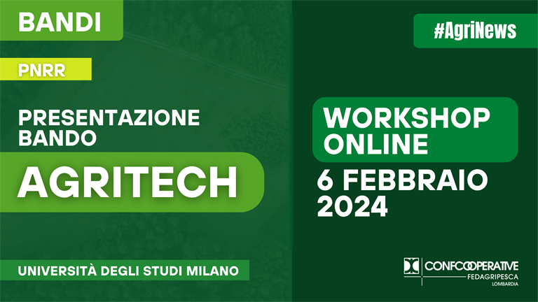 Presentazione online BANDO AGRITECH