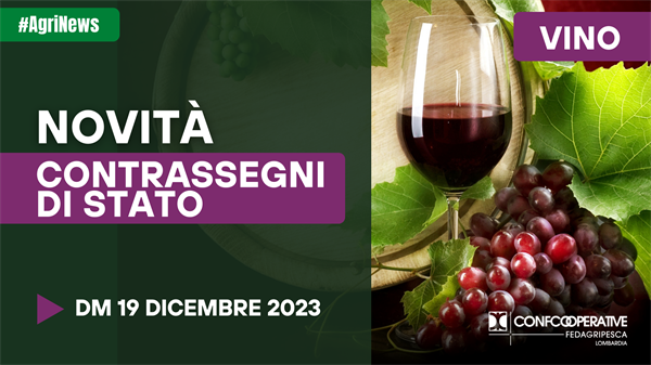 Vino, novità contrassegni