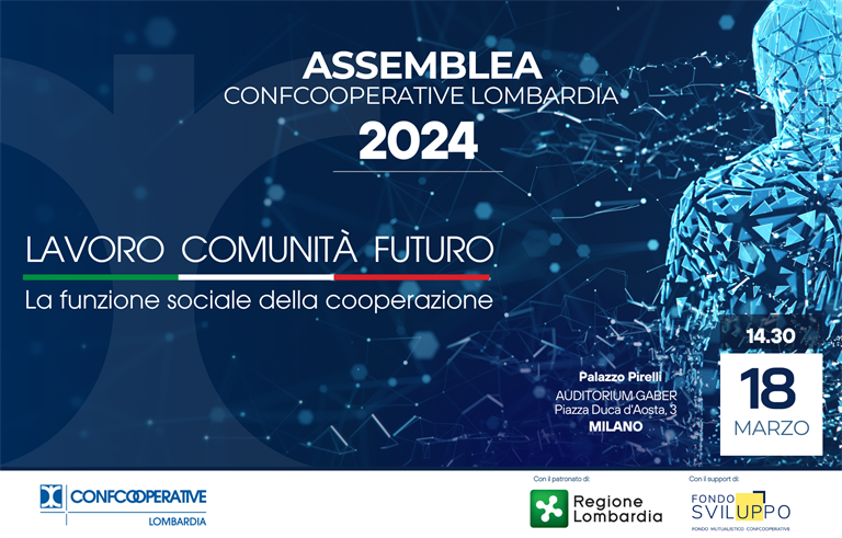 18 marzo | Assemblea Confcooperative Lombardia 2024