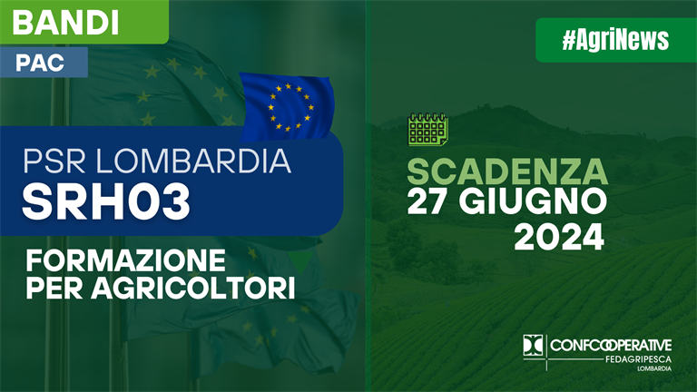 BANDO PSR SRH03 - Formazione per agricoltori