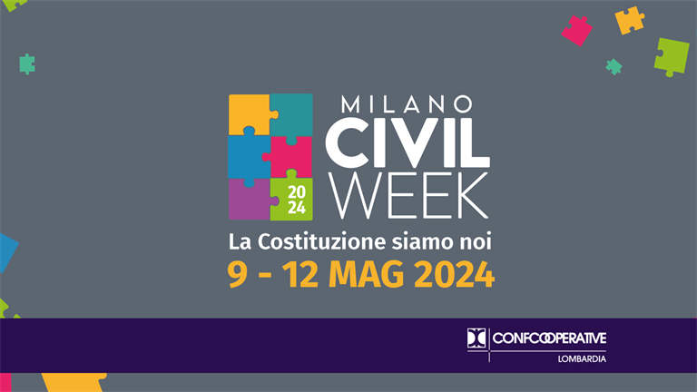 Civil Week, da Ri-Costituente a Fili tesi gli eventi delle nostre cooperative a Milano