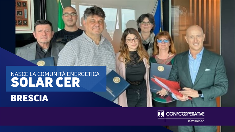 A Brescia nasce la Comunità Energetica Solar Cer