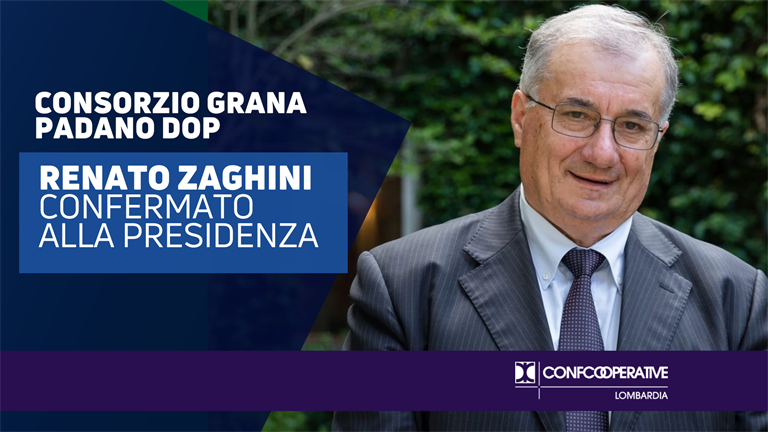Grana Padano, Renato Zaghini confermato alla guida del Consorzio