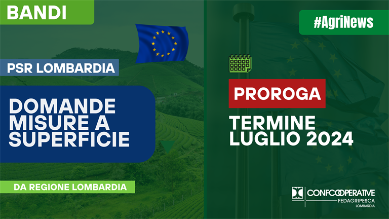 PSR, proroghe al 1 luglio per la presentazione delle domande per le misure a superficie