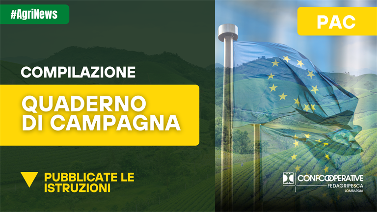 PAC, nuove istruzioni per la compilazione del quaderno di campagna