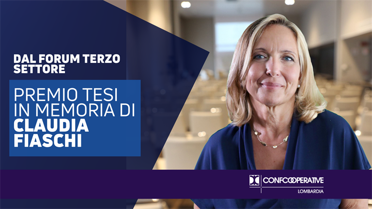 Terzo settore, nasce premio tesi in memoria di Claudia Fiaschi