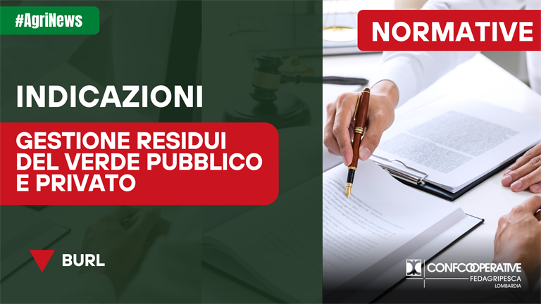 Gestione del Verde pubblico e privato e dei residui agricoli