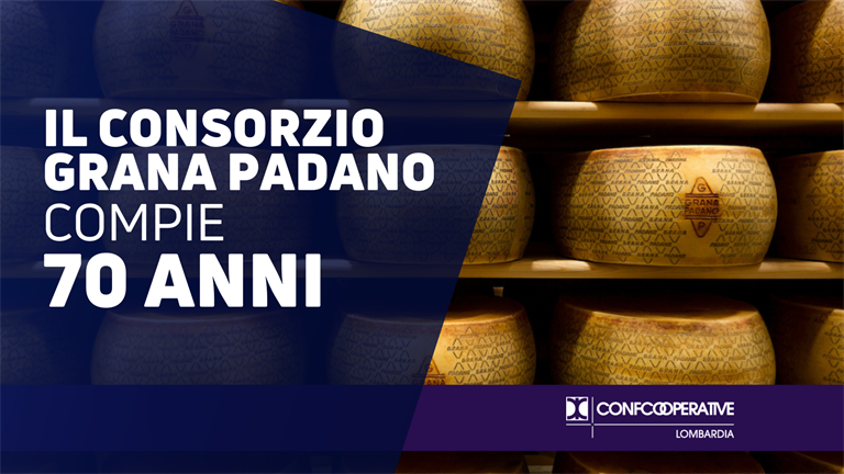 70 anni Consorzio Grana Padano, Confcooperative Lombardia: “traguardo storico simbolo della visione cooperativa”