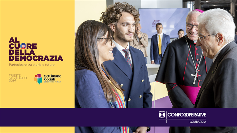 Confcooperative a Trieste per la 50esima edizione della Settimana sociale dei cattolici in Italia