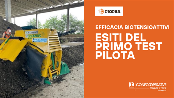 Gli esiti del primo test pilota sull’efficacia dei Biotensioattivi