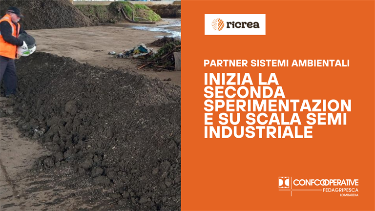 Il partner sistemi ambientali inizia la seconda sperimentazione su scala semi-industriale
