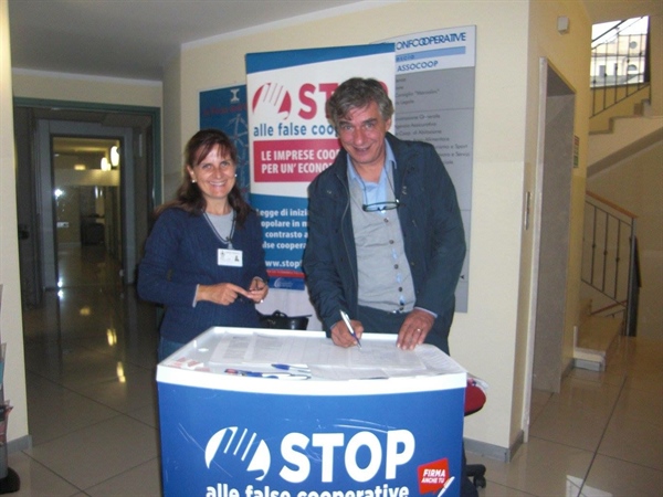 STOP FALSE COOPERATIVE, SI CONCLUDE CAMPAGNA A BRESCIA