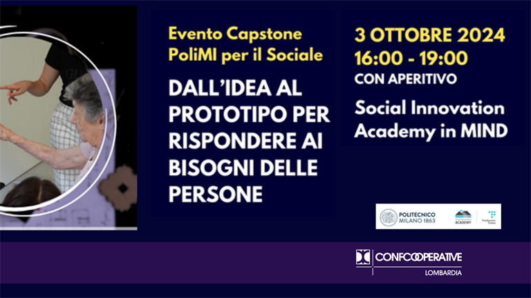 3 ottobre | Milano - Dall'idea al prototipo per rispondere ai bisogni delle persone