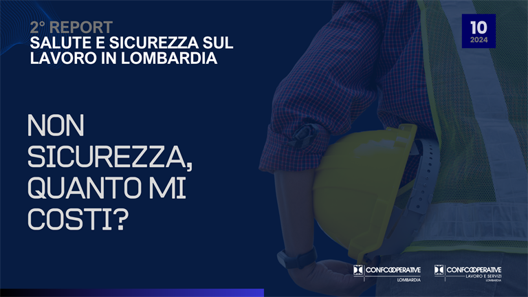 Infortuni, in Lombardia impatto per 3,9 mld di euro  nei primi 8 mesi del 2024
