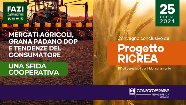 FAZI 2024 | 25 OTT - Mercati agricoli, Grana Padano DOP e tendenze del consumatore: una sfida cooperativa