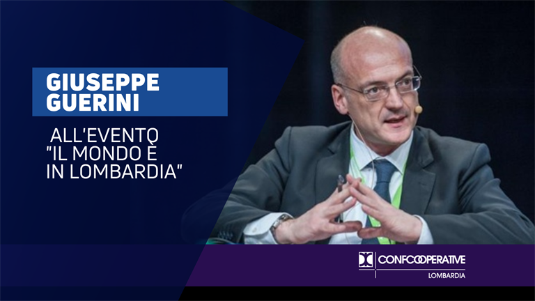 L'intervento di Giuseppe Guerini all'evento "Il mondo è in Lombardia"