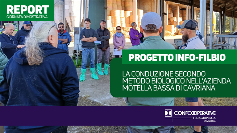 Progetto Info-Filbio, la conduzione secondo metodo biologico nell’Azienda Motella Bassa di Cavriana