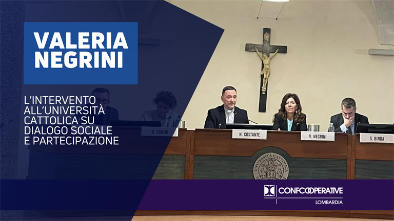 Valeria Negrini alla Cattolica per parlare di dialogo sociale e partecipazione