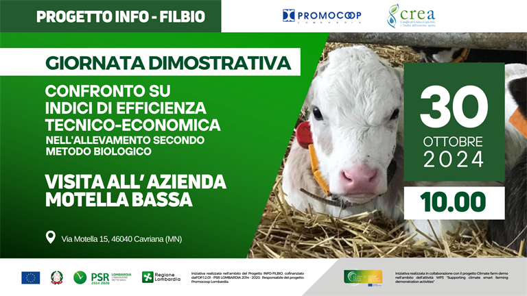 30 ottobre | Giornata dimostrativa “Confronto su indici di efficienza tecnico-economica” nell'allevamento biologico
