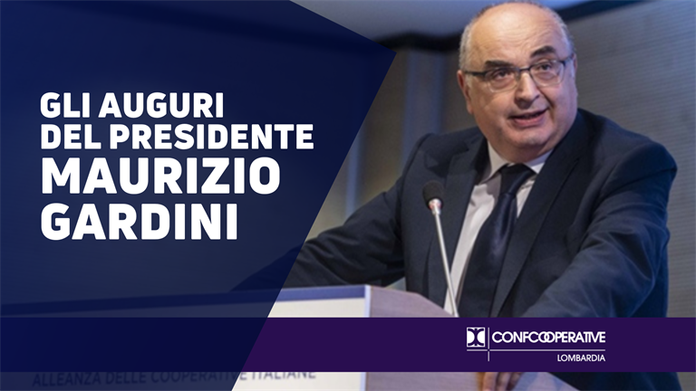 Auguri del presidente Maurizio Gardini