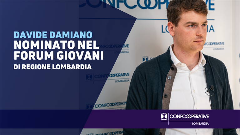 Davide Damiamo nominato tra i 30 componenti del Forum Giovani di Regione Lombardia