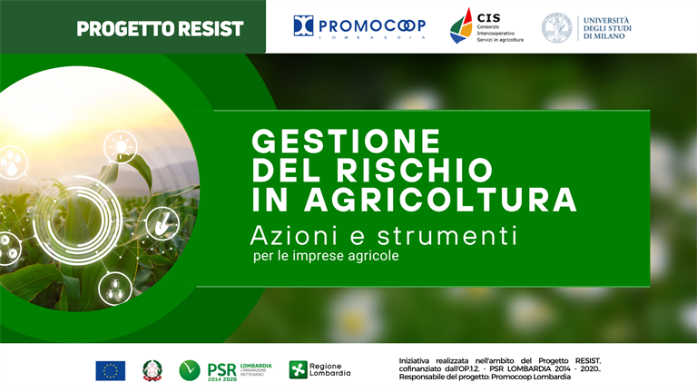 Progetto Resist | Gestione del rischio in agricoltura