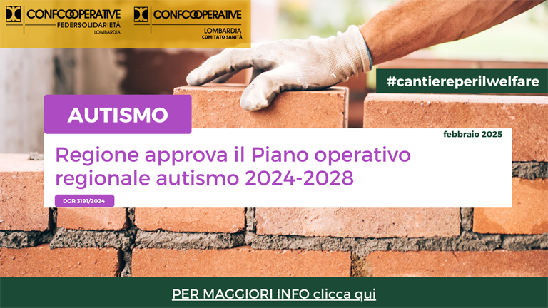 Regione approva il Piano operativo regionale autismo 2024-2028