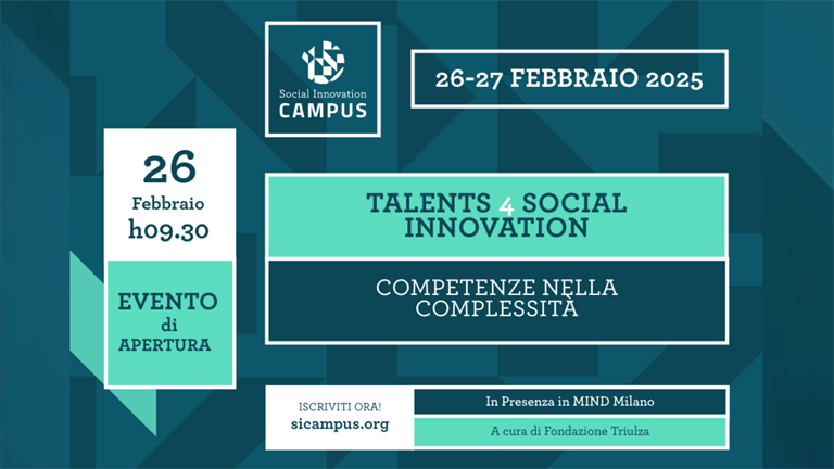 26 e 27 febbraio | Social Innovation Campus 2025