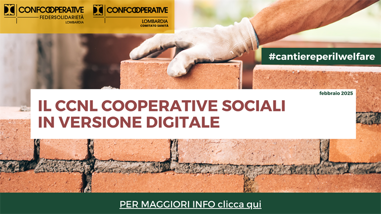 Il CCNL delle cooperative sociali in versione digitale
