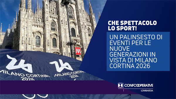 "Che spettacolo lo sport!" – Un palinsesto di eventi per le nuove generazioni in vista di Milano Cortina 2026