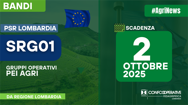 BANDI PSR - INNOVAZIONE - SRG01 Gruppi operativi PEI AGRI
