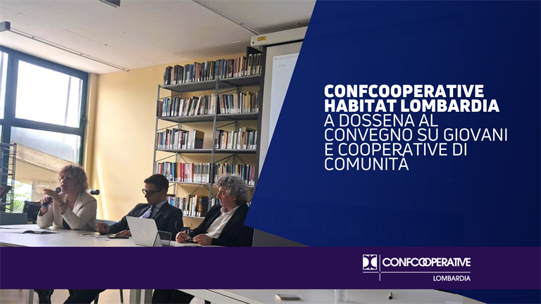 Confcooperative Habitat Lombardia a Dossena al convegno su giovani e cooperative di comunità