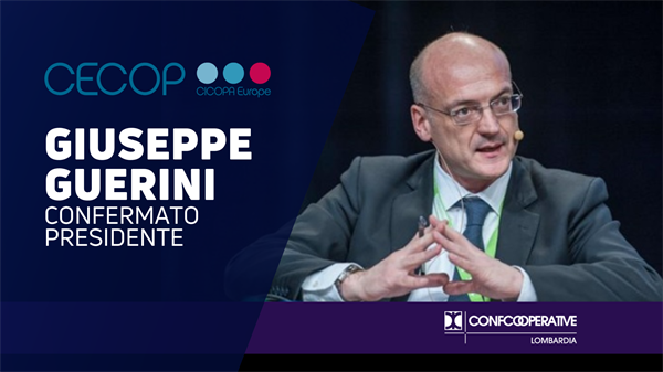Giuseppe Guerini confermato alla guida di CECOP-CICOPA