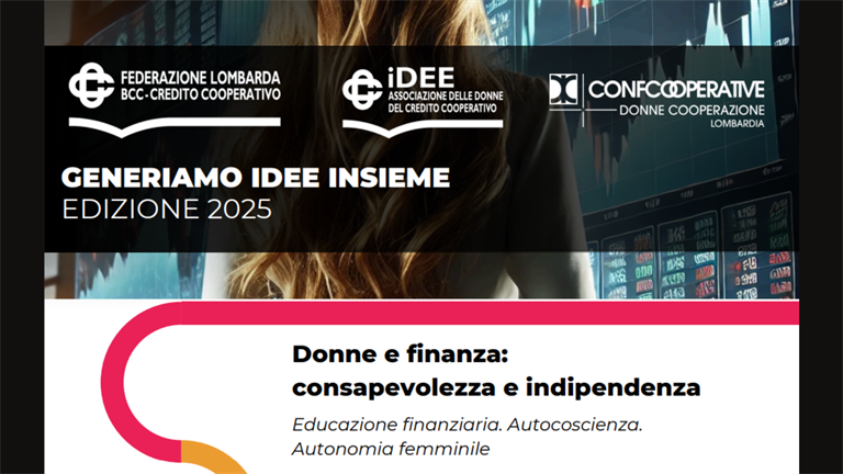 “Generiamo Idee Insieme 2025”: donne, cooperazione e finanza al centro del confronto