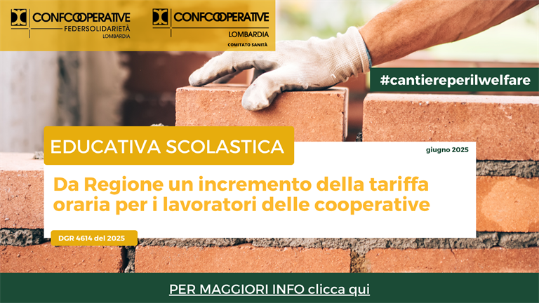 Educativa scolastica, da Regione un aumento della tariffa oraria per i lavoratori delle cooperative