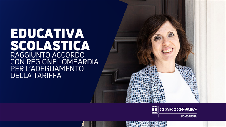 Educativa scolastica: raggiunto con Regione Lombardia accordo per l’adeguamento della tariffa