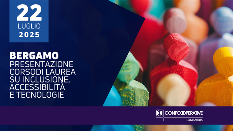 22 luglio | Presentazione a Bergamo corso di laurea su inclusione, accessibilità e tecnologie
