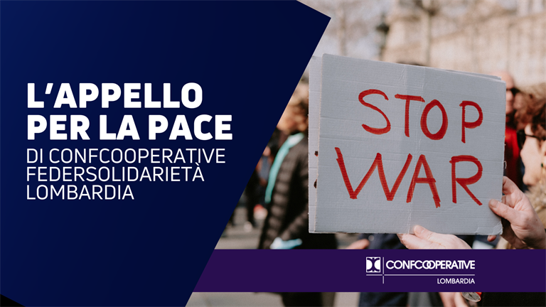 L’appello di Confcooperative Federsolidarietà Lombardia per la pace