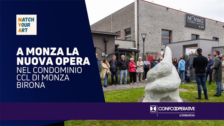 Match Your Art, inaugurata a Monza la nuova opera d'arte nel condominio realizzato da CCL