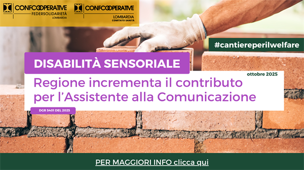 Disabilità sensoriale, Regione incrementa la tariffa oraria per l’Assistente alla comunicazione