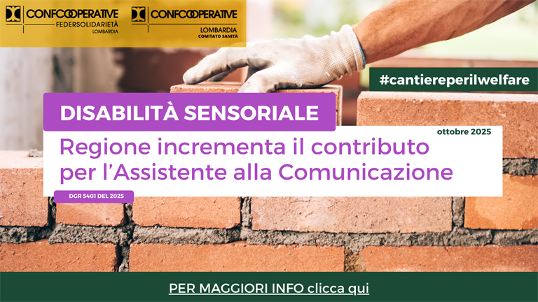 Disabilità sensoriale, Regione incrementa la tariffa oraria per l’Assistente alla comunicazione