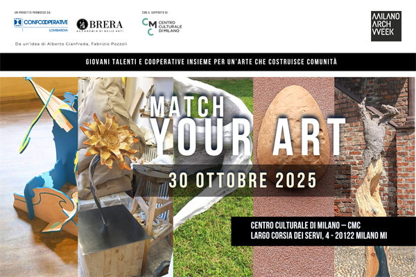 29 e 30 ottobre | “Match Your Art” alla Milano Arch Week 2025