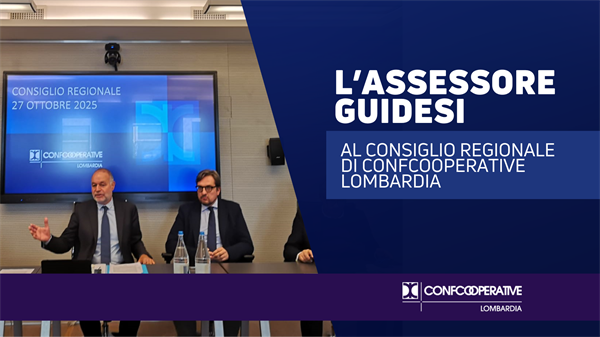 L’assessore Guidesi al Consiglio regionale di Confcooperative Lombardia