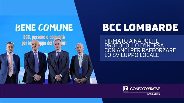 BCC lombarde: nel primo semestre 2025 crescono raccolta, impieghi e presenza nei territori