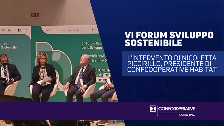 Casa, Nicoletta Piccirillo interviene alla giornata conclusiva del VI Forum per lo Sviluppo Sostenibile