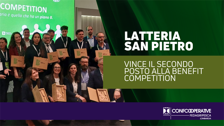 Benefit Competition, Latteria San Pietro conquista il secondo posto